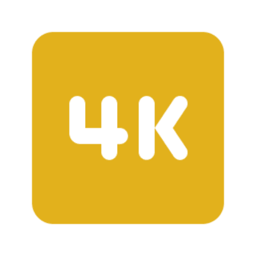 4K quality icon